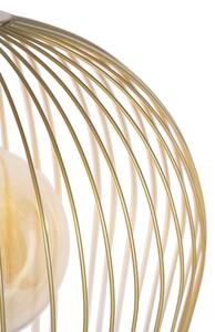 Designerska lampa wisząca złota - Wire Ario Oswietlenie wewnetrzne