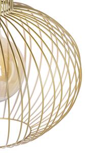 Designerska lampa wisząca złota - Wire Bake Oswietlenie wewnetrzne