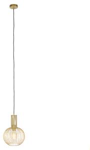 Designerska lampa wisząca złota - Wire Whisk Oswietlenie wewnetrzne