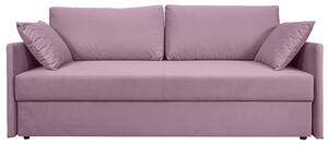 Sofa 3-os NESSI różowa SLIM