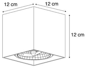 Design kwadratowy 1 jasnoszary w tym 1 x G9 - pudełko Oswietlenie wewnetrzne