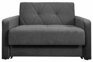 Sofa 2-osobowa KENDO Ciemnoszara
