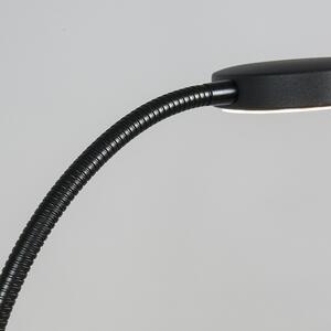 Nowoczesna lampa stojąca czarna w tym LED - Trax Oswietlenie wewnetrzne