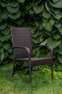 Krzesło z technorattanu do ogrodu