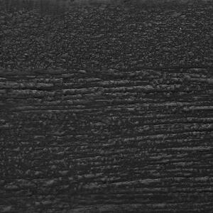 Doniczka ogrodowa gliniana prostokątna 50 x 24 cm czarna Myra Beliani