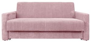 Sofa 5-osobowa DOMO rozkładana sofa z funkcją spania różowa