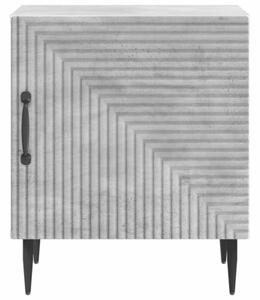Szafka nocna 2 szt. betonowy szary 43 x 34,5 x 50 cm