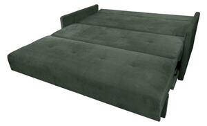 Sofa 5-osobowa COMO kanapa typu amerykanka rozkładana zielona