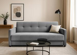 Sofa 5-osobowa COMO kanapa typu amerykanka rozkładana szara