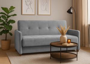 Sofa 5-osobowa COMO SMALL kanapa typu amerykanka rozkładana szara