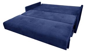 Sofa 5-osobowa COMO SMALL kanapa typu amerykanka rozkładana granatowa