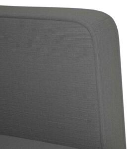 Sofa fotel z podÅokietnikami ciemnoszary 53 cm tkanina