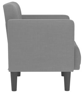 Sofa fotel z podÅokietnikami ciemnoszary 53 cm tkanina