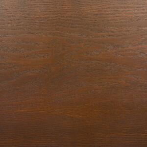 Nowoczesny stół do jadalni ciemne drewno czarne nogi 160 x 90 cm Austin Beliani