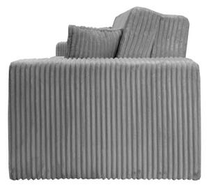 Sofa 4-osobowa DOMO ELEGANT szara z funkcją spania i praktycznym schowkiem