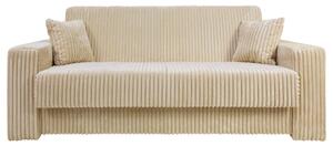 Sofa 5-osobowa DOMO ELEGANT SMALL beżowa z funkcją spania i praktycznym schowkiem