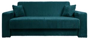 Sofa 5-osobowa DOMO ELEGANT SMALL turkusowa z funkcją spania i praktycznym schowkiem