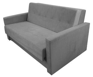 Sofa 5-osobowa BOMO SMALL rozkładana sofa z funkcją spania + mata kokosowa szara