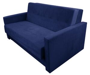 Sofa 5-osobowa BOMO SMALL rozkładana sofa z funkcją spania + mata kokosowa granatowa