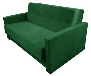 Sofa 5-osobowa BOMO SMALL rozkładana sofa z funkcją spania + mata kokosowa zielona