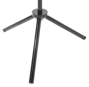 Lampka biurkowa czarna metalowa reflektor 52 cm trójnóg industrialna Henares Beliani