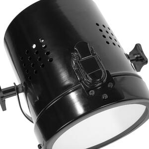 Lampka biurkowa czarna metalowa reflektor 52 cm trójnóg industrialna Henares Beliani