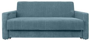 Sofa 5-osobowa DOMO PREMIUM SMALL rozkładana sofa z funkcją spania niebieska