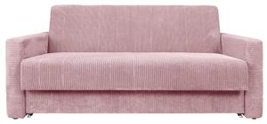 Sofa 5-osobowa DOMO PREMIUM SMALL rozkładana sofa z funkcją spania różowa