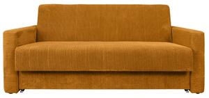 Sofa 5-osobowa DOMO PREMIUM SMALL rozkładana sofa z funkcją spania żółta
