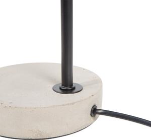 Industrialna lampa stołowa metalowa 37 cm regulowany klosz czarna Mundaka Beliani