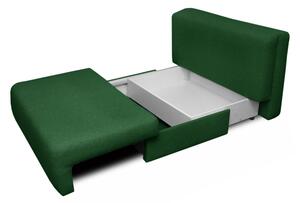 Sofa OKEYA 120 bez boków z funkcją spania, zielona