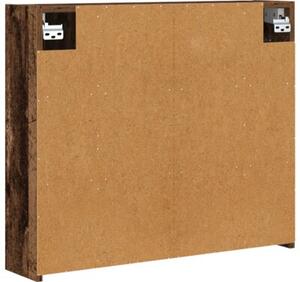 Szafka z lustrem do łazienki stare drewno 73,5 x 16 x 62,5 cm