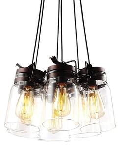 Nowoczesna lampa wisząca z 6 szklanymi kloszami - 15X A782 L3-A40