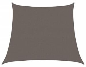 Żagiel przeciwsłoneczny, 160 g/m², antracytowy, 3/4x3 m, hdpe