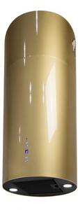 Okap wyspowy Cylindro Złoty 40 cm