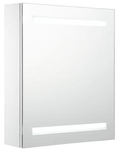 Szafka łazienkowa z lustrem i LED, 50 x 13,5 x 60 cm