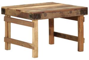 Stolik kawowy brÄ zowy 60 x 55 x 40 cm lite drewno recyklingowe