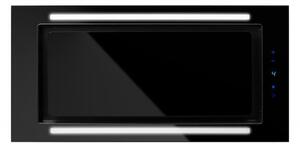 Okap podszafkowy Lando Glass 2STRIPS Black 56,4 cm