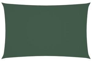 Prostokątny żagiel ogrodowy z tkaniny oxford, 2x5 m, zielony