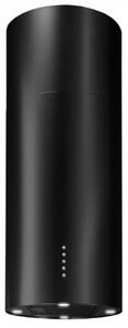 Okap wyspowy Cylindro Eco 4LED Black Matt 40 cm