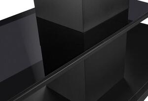 Okap wyspowy Metropolis Elite Glass Black Matt 120 cm