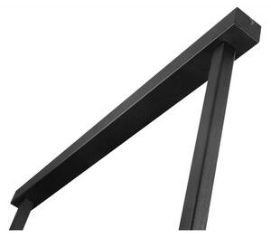 Okap wyspowy Metropolis Elite Glass Black Matt 120 cm
