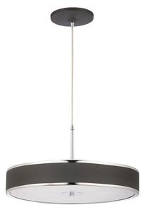 Nowoczesna lampa wisząca z grafitowym płaskim okrągłym kloszem Jupiter 1215 Jazz 5xE14 48cm