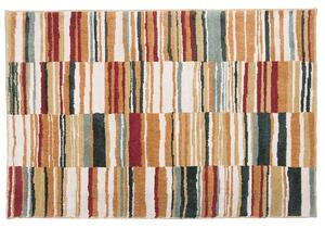 Nowoczesny dywan do salonu wielokolorowy z krótkim włosiem 140 x 200 cm Fatsa Beliani