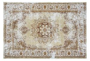Dywan orientalny do salonu prostokątny 140 x 200 cm bawełna beżowy Almus Beliani