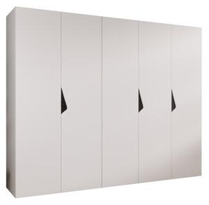 Szafa uchylna otwierana Sandi 1 250 wys. 202 cm biaÅy + u. czarny