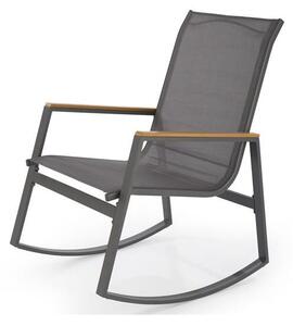 Ogrodowy fotel bujany z siatki | Umeblowana.com