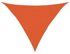 Żagiel przeciwsłoneczny 160 g/m², pomarańczowy, 4x4x5,8 m, hdpe