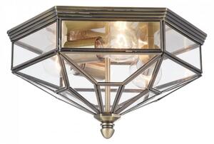 Lampa Sufitowa Plafon Szklany Maytoni H356-CL-03-BZ Zeil 3xE27 19cm x 35cm brąz