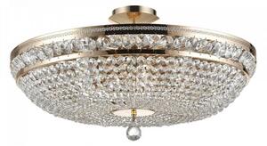 Lampa Sufitowa Kryształowy Żyrandol Plafon Maytoni DIA700-CL-12-G Ottilia 12xE14 34cm x 65cm złoty
